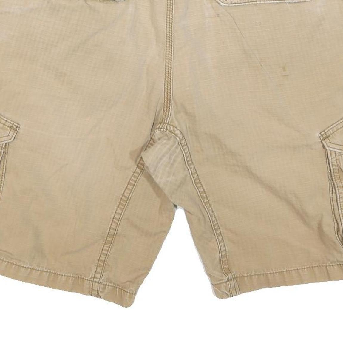 CARHARTT Mens Shorts Beige Casual Cargo Relaxed Fit L W36 Durable Cotton Blend
