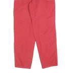 MONTAGNES Womens Polyester Blend Red Regular Fit Straight Leg Trousers W30 L32