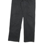 LEVI'S Mens Regular Zip Cotton Blend Black Waist W28 L29 Trousers Straight Fit