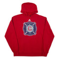 ADIDAS Chicago Fire Mens Red Hoodie USA M