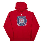 ADIDAS Chicago Fire Mens Red Hoodie USA M