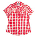 JACK WOLFSKIN Slim Fit Womens Shirt Red Check UK 16