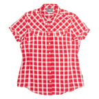 JACK WOLFSKIN Slim Fit Womens Shirt Red Check UK 16