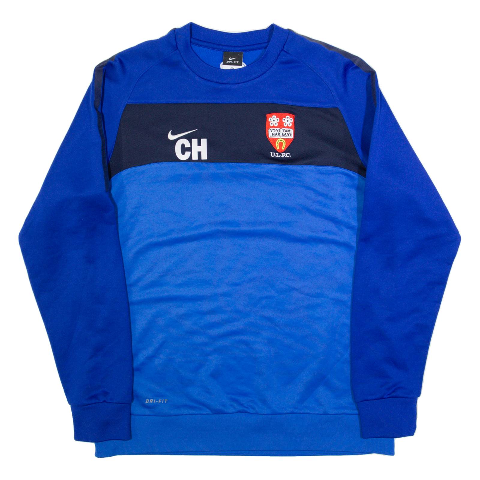 NIKE Mens Sweatshirt Blue M