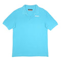 KAPPA Mens Blue Short Sleeve Plain L Cotton Polo Shirt Casual Basic