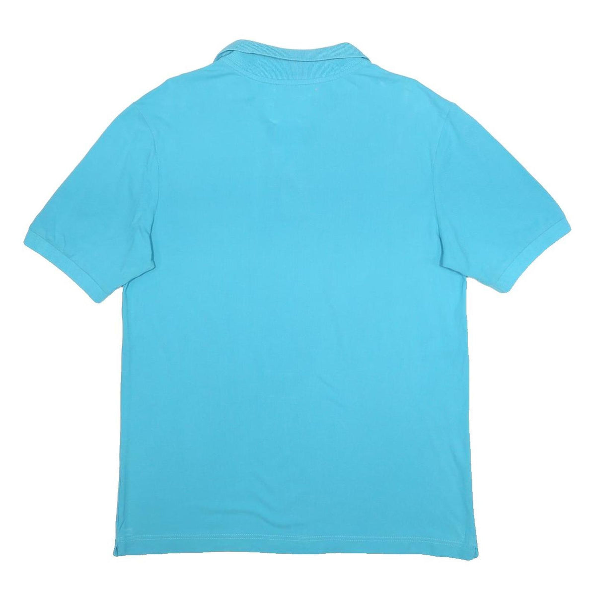 KAPPA Mens Blue Short Sleeve Plain L Cotton Polo Shirt Casual Basic