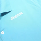 KAPPA Mens Blue Short Sleeve Plain L Cotton Polo Shirt Casual Basic