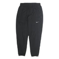 NIKE Mens Joggers Black M W28 L26 Slim Tapered Reflective Swoosh Logo