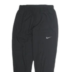 NIKE Mens Joggers Black M W28 L26 Slim Tapered Reflective Swoosh Logo
