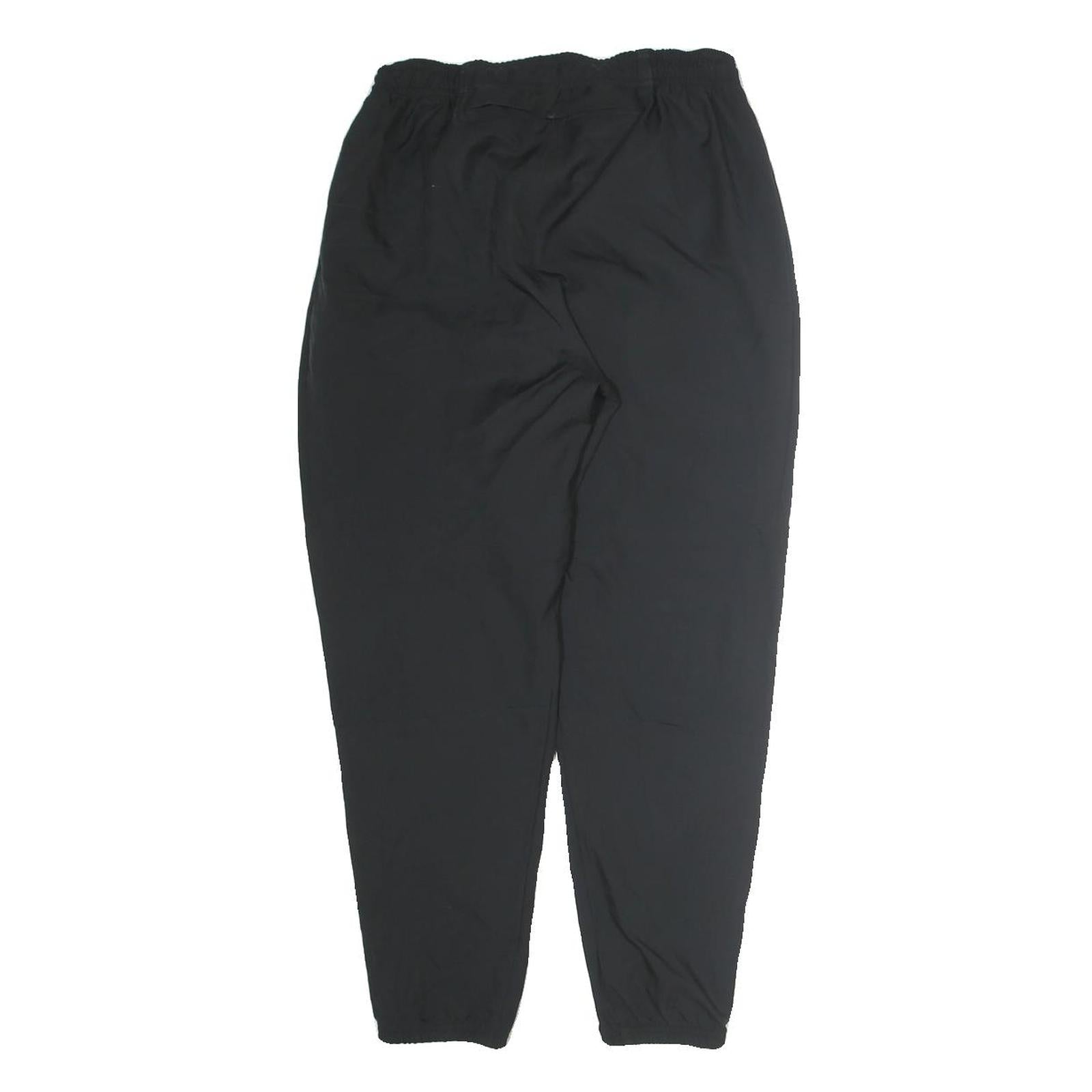 NIKE Mens Joggers Black M W28 L26 Slim Tapered Reflective Swoosh Logo