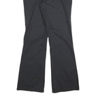 DICKIES Womens Cotton Blend Black Slim Bootcut Trousers W30 L30 Workwear