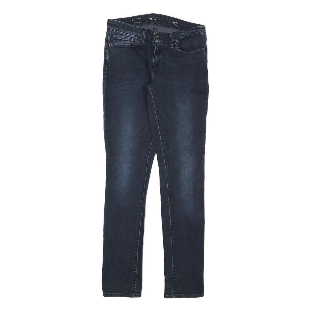LEVI'S Womens Slim Blue Jeans Denim W26 L29 Stylish Zip Closure