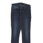 LEVI'S Womens Slim Blue Jeans Denim W26 L29 Stylish Zip Closure