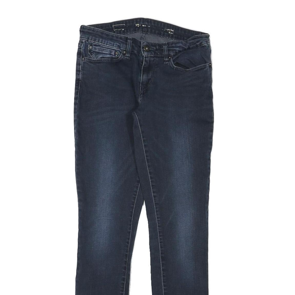 LEVI'S Womens Slim Blue Jeans Denim W26 L29 Stylish Zip Closure