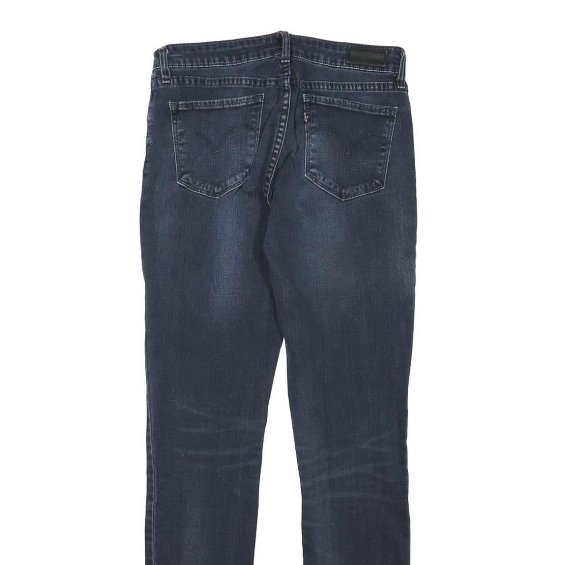 LEVI'S Womens Slim Blue Jeans Denim W26 L29 Stylish Zip Closure