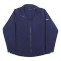 BERGHAUS Womens Blue Fleece Jacket UK 14 Polyester Zip Outdoor Casual Wear