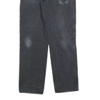 DICKIES Mens Regular Fit Black Denim Cotton Blend Jeans W34 L34 Workwear