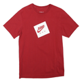 AIR JORDAN Mens Red Graphic T-Shirt S Short Sleeve Crew Neck Sportswear