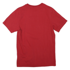 AIR JORDAN Mens Red Graphic T-Shirt S Short Sleeve Crew Neck Sportswear