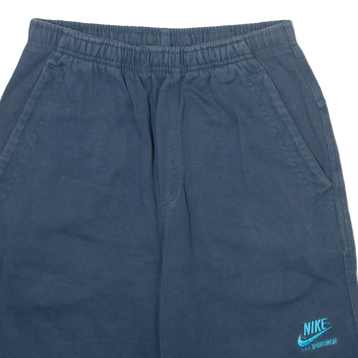 NIKE Mens Casual Shorts Blue S W26