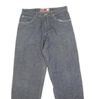 BLUEWINSTON Mens Jeans Blue Regular Straight Denim Medium W34 L34 Zip