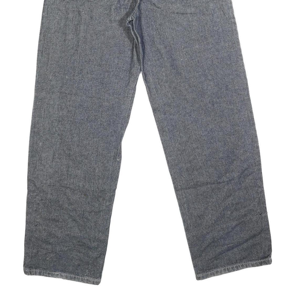 BLUEWINSTON Mens Jeans Blue Regular Straight Denim Medium W34 L34 Zip