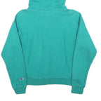 CHAMPION REVERSE WEAVE Womens Turquoise Pullover Hoodie S Casual Wear