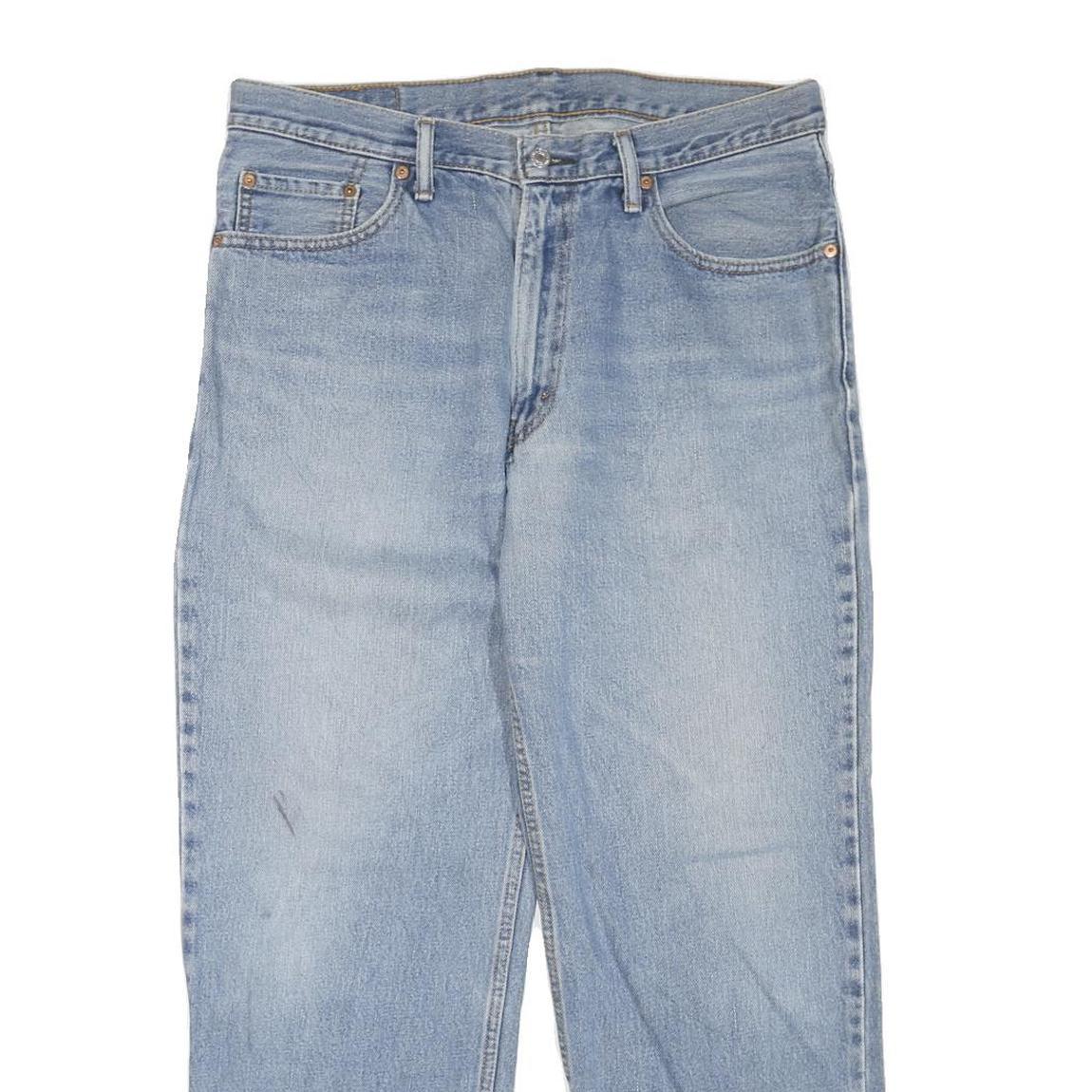 LEVI'S 550 Tapered Mens Jeans Blue Regular Tapered Denim Medium W36 L30 Zip