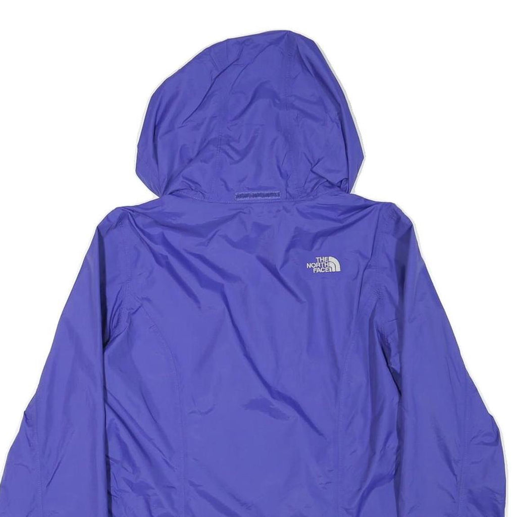 THE NORTH FACE Womens Purple & Pink Outdoor Jacket M Woven Plain Hooded Zip