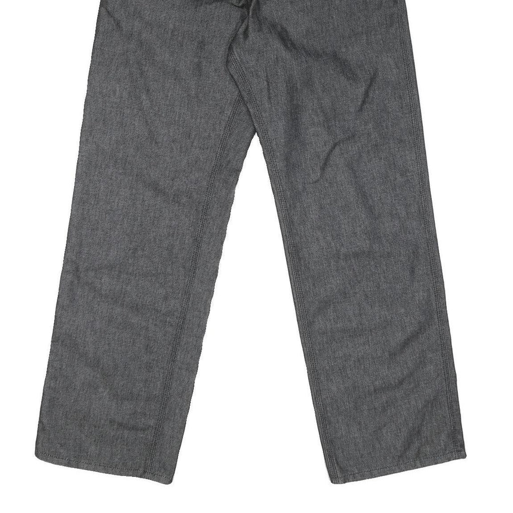 CARHARTT Mens Jeans Grey Regular Straight Denim Medium W31 L31 Workwear Durable