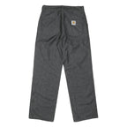 CARHARTT Mens Jeans Grey Regular Straight Denim Medium W31 L31 Workwear Durable