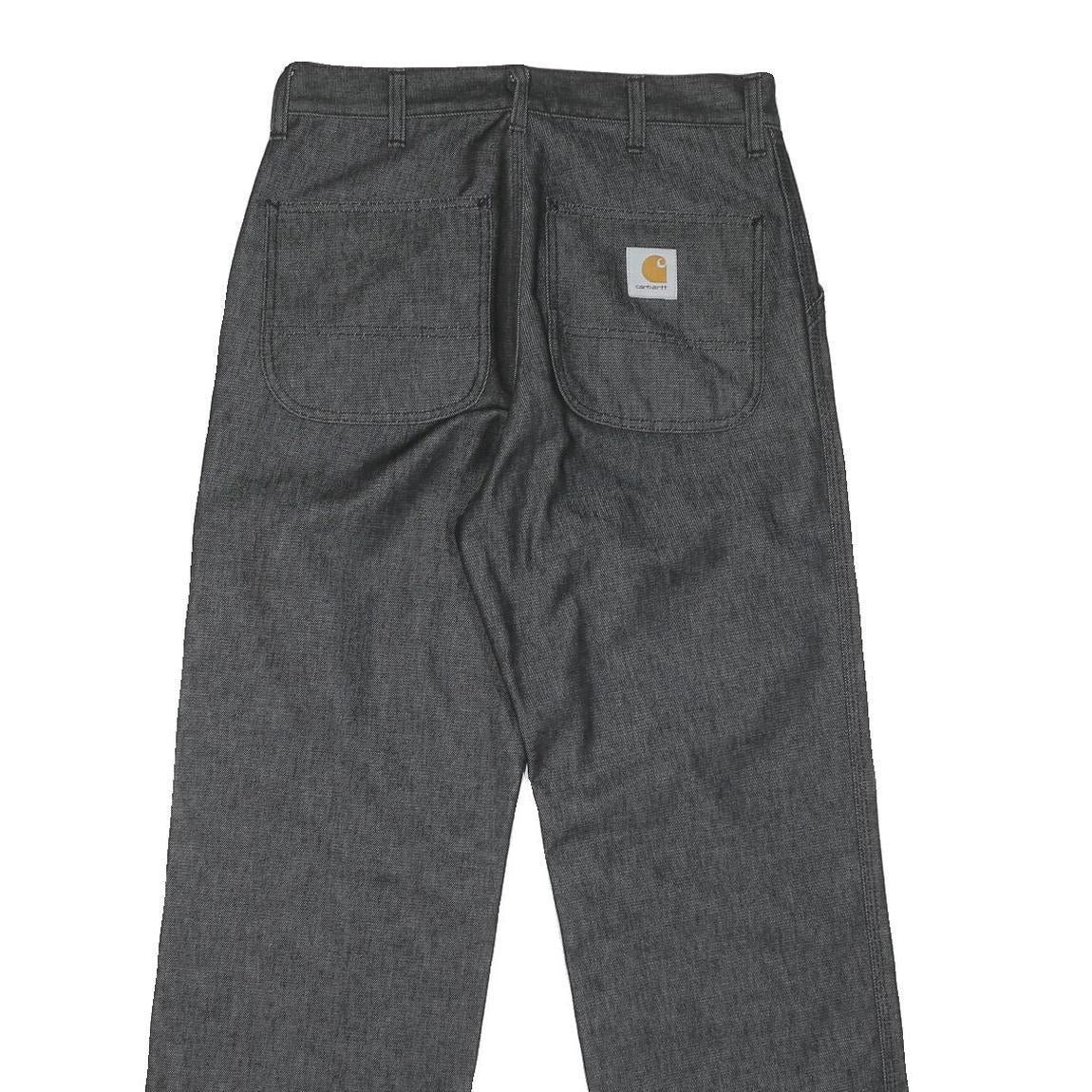 CARHARTT Mens Jeans Grey Regular Straight Denim Medium W31 L31 Workwear Durable