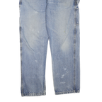 DICKIES Mens Blue Regular Fit Straight Denim Jeans W36 L32 Workwear Zip Closure