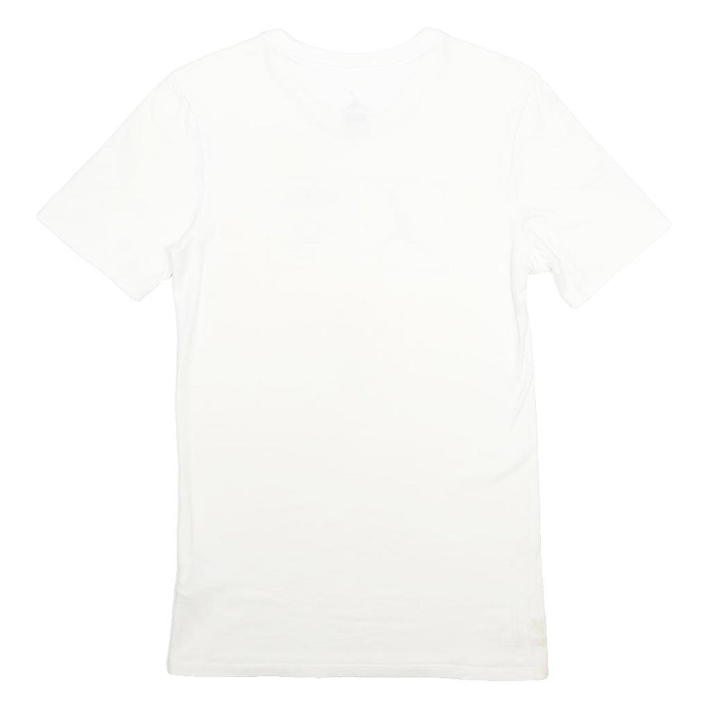 AIR JORDAN Mens White Xs Short Sleeve Crew Neck Cotton Logo T-Shirt