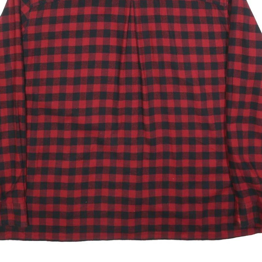 CARHARTT Womens Red & Black Check Shirt 2XL Rugged Flex Button-Down Long Sleeve
