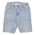 WRANGLER Mens Denim Blue Casual Shorts L W36 Cotton Relaxed Fit