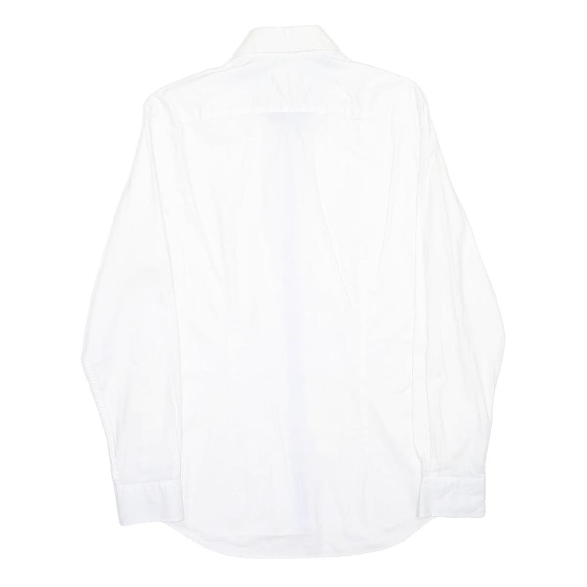 TOMMY HILFIGER Mens White S Classic Cotton Shirt Buttondown Collar Long Sleeve