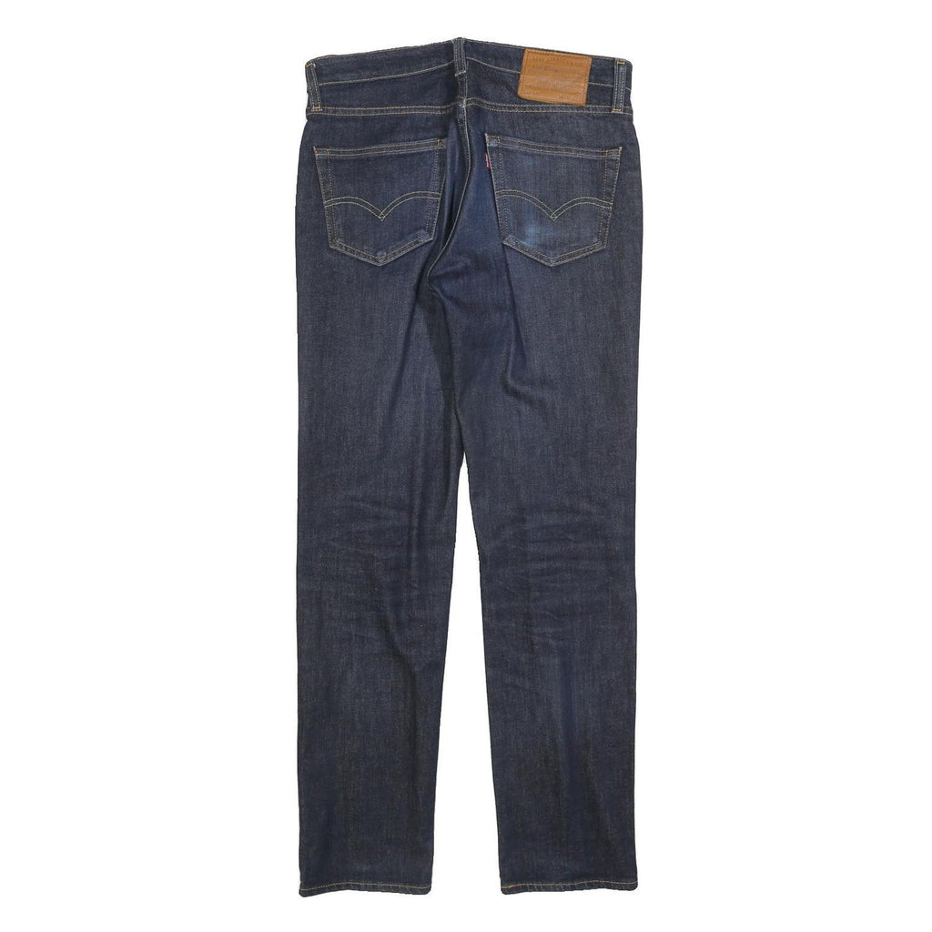 LEVI'S 511 Big E Mens Slim Jeans Denim Dark W30 L32 Classic Zip Cotton Blend