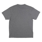 MAJESTIC Mens Grey Atlanta Braves Graphic T-Shirt L Short Sleeve Crew Neck