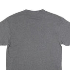 MAJESTIC Mens Grey Atlanta Braves Graphic T-Shirt L Short Sleeve Crew Neck