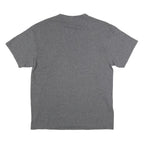 MAJESTIC Mens Grey Atlanta Braves Graphic T-Shirt L Short Sleeve Crew Neck