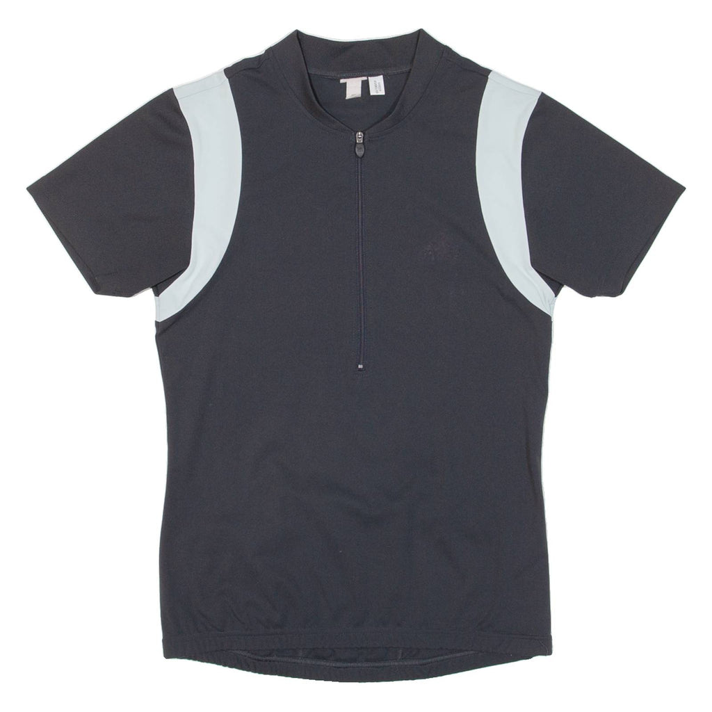ADIDAS Cycling Mens Jersey Grey 1/2 Zip M
