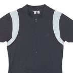ADIDAS Cycling Mens Jersey Grey 1/2 Zip M