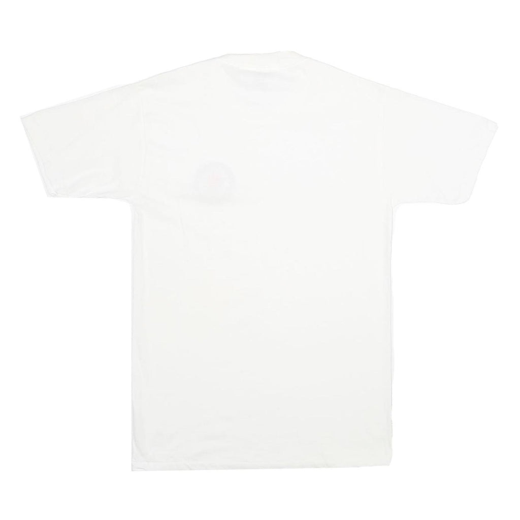 ALL SPORT EVENTS Mens White Graphic T-Shirt M Short Sleeve Crew Neck Casual