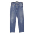 LEVI'S 501XX Mens Jeans Blue Regular Straight Denim Medium W35 L32 Button