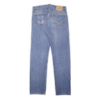 LEVI'S 501XX Mens Jeans Blue Regular Straight Denim Medium W35 L32 Button