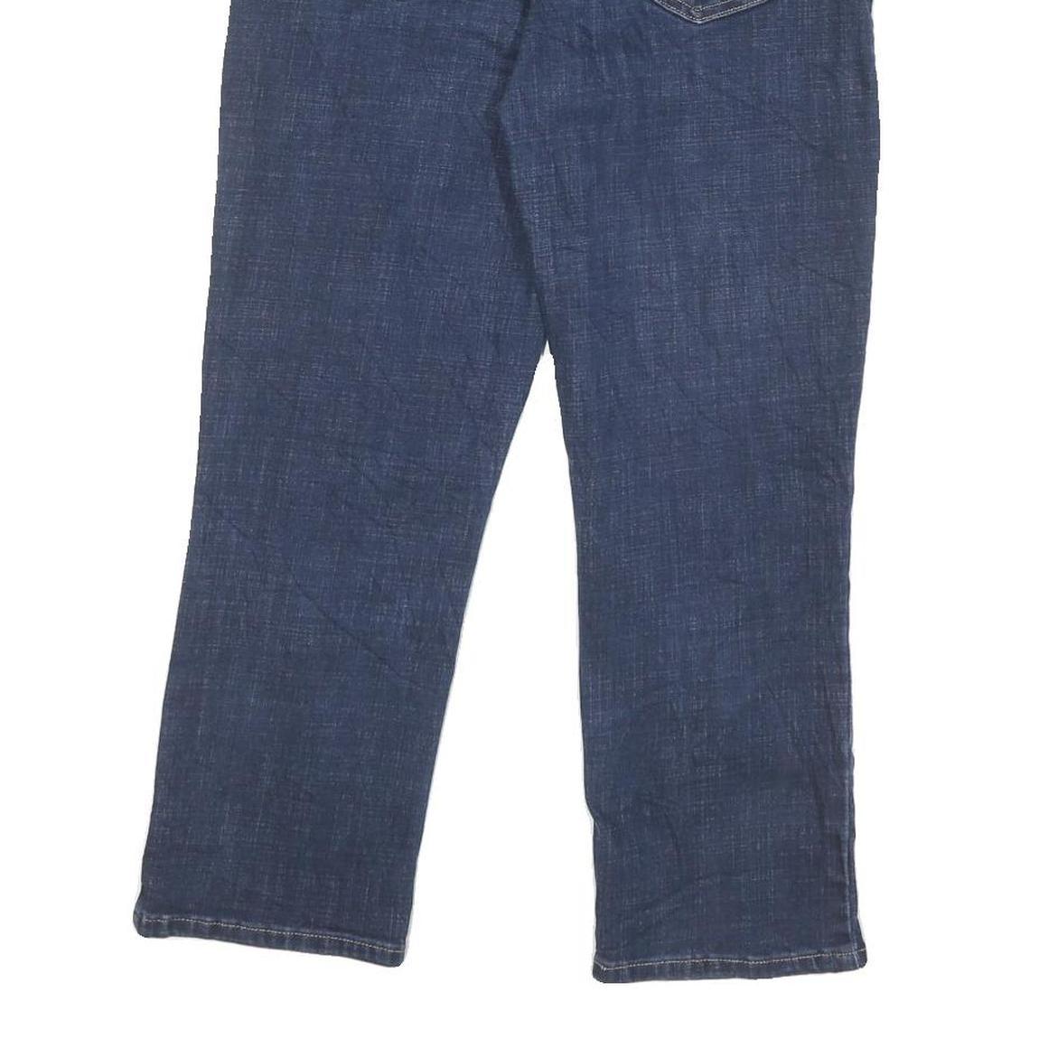 LEVI'S Womens Jeans Blue Regular Straight Denim Medium W30 L24 Zip Closure