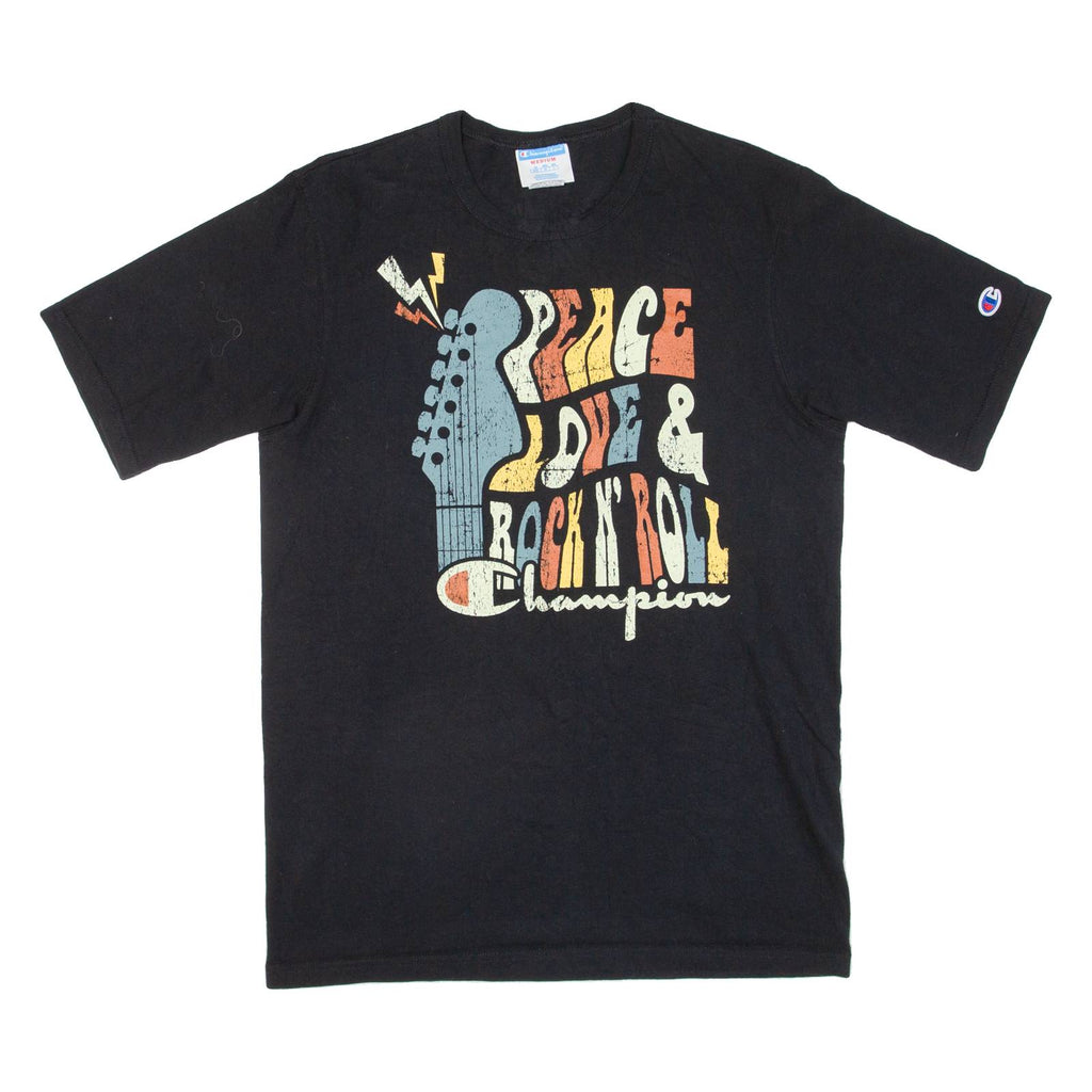 CHAMPION Mens T-Shirt Black M