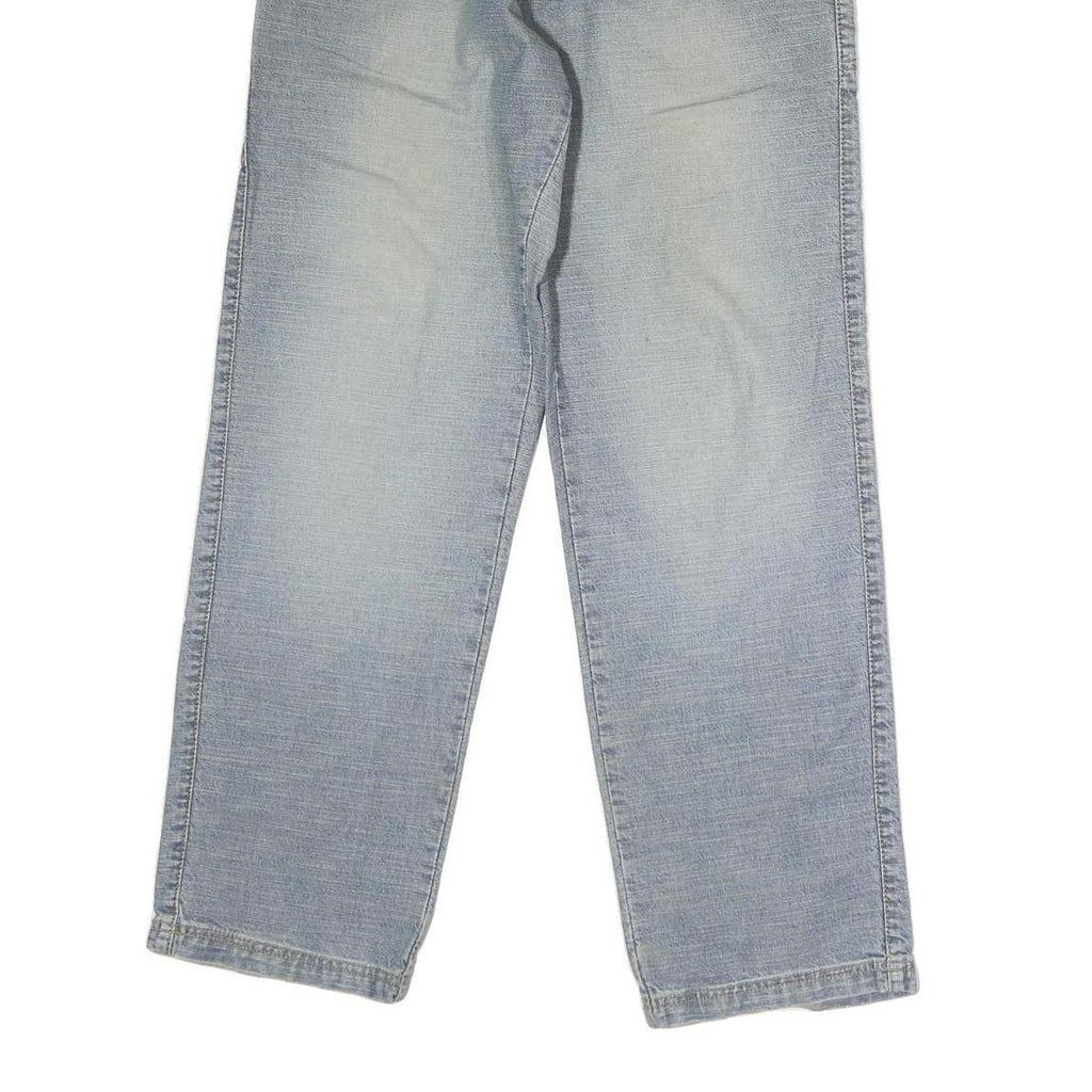 ALL DENIM Mens Regular Fit Light Blue Denim Jeans W30 L29 Classic Cotton Zip