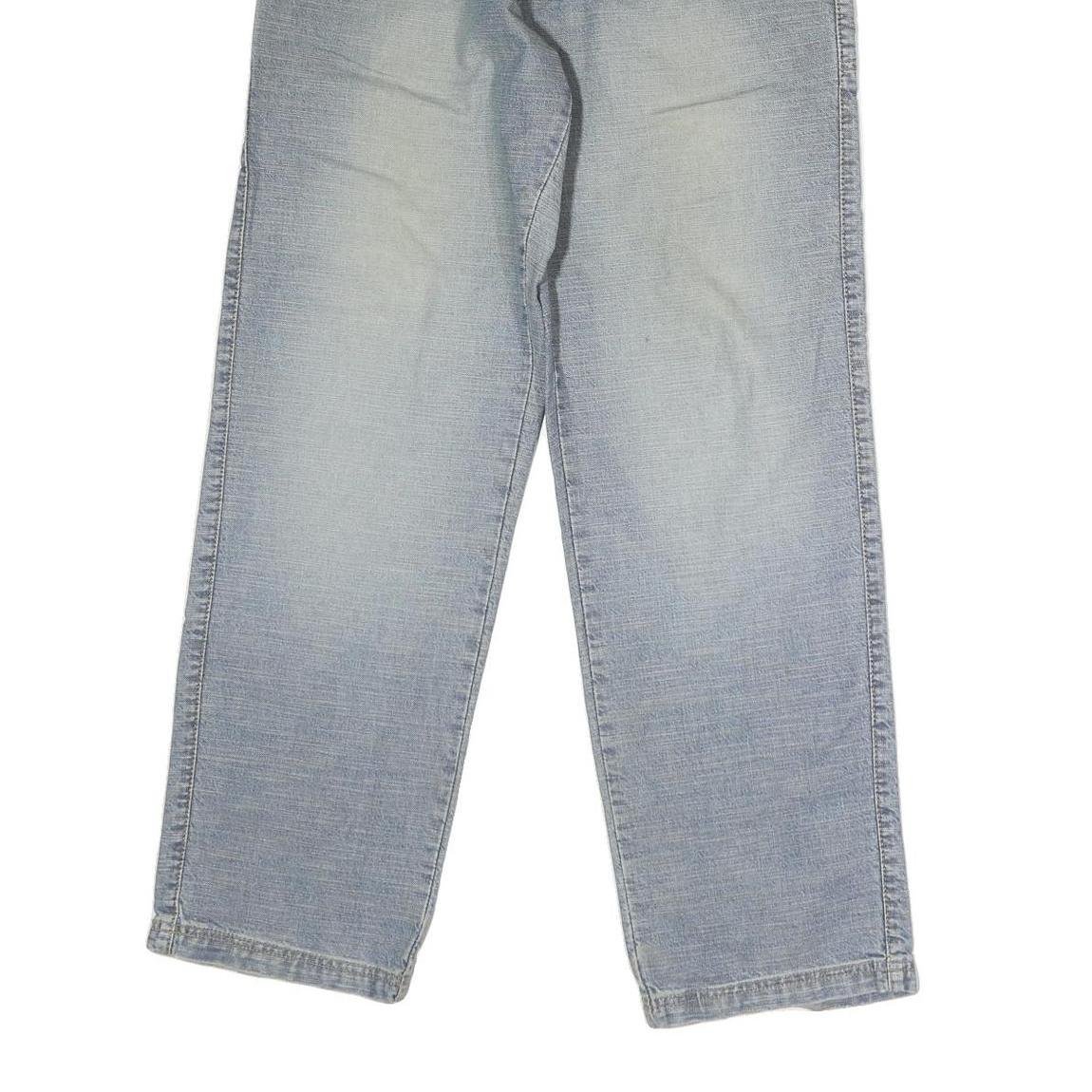 ALL DENIM Mens Regular Fit Light Blue Denim Jeans W30 L29 Classic Cotton Zip